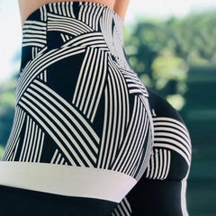 Women's Yoga Pants S - XXXL Plus Size Leggings Sport 3D Printed Stretchy High Waist Fitness Legging Slim Stretch Running Pants - SHOWLU FASHION STORE