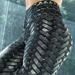Women's Yoga Pants S - XXXL Plus Size Leggings Sport 3D Printed Stretchy High Waist Fitness Legging Slim Stretch Running Pants - SHOWLU FASHION STORE