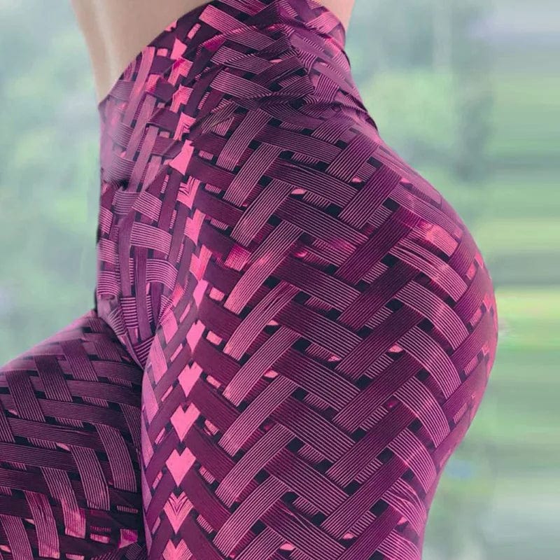 Women's Yoga Pants S - XXXL Plus Size Leggings Sport 3D Printed Stretchy High Waist Fitness Legging Slim Stretch Running Pants - SHOWLU FASHION STORE