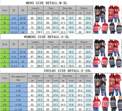 Xmas Pyjamas Family Mom and Daughter Matching Clothes Cotton Sweater Merry Christmas Print Matching Christmas Outfits for Family - SHOWLU FASHION STORE