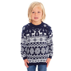 Xmas Pyjamas Family Mom and Daughter Matching Clothes Cotton Sweater Merry Christmas Print Matching Christmas Outfits for Family - SHOWLU FASHION STORE
