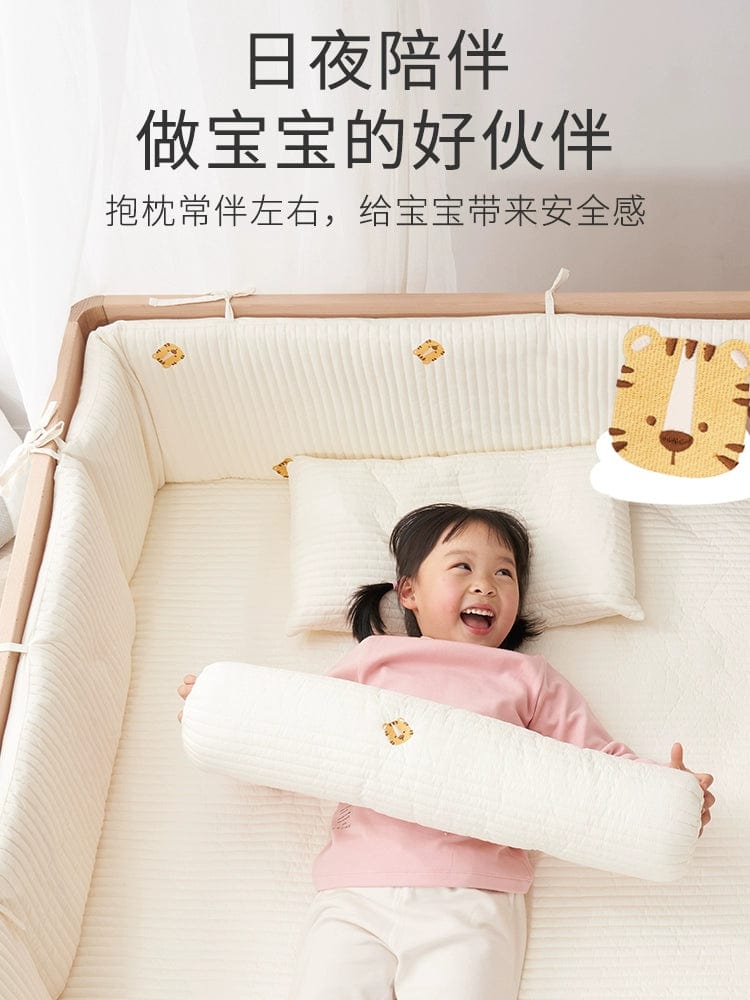 Yesibei Crib Bed Circumference Anti - Collision Soft Bag Baby Side Sleeping Comfort Cylindrical Pillow Kids Bench Bed Backup Fence - SHOWLU FASHION STORE