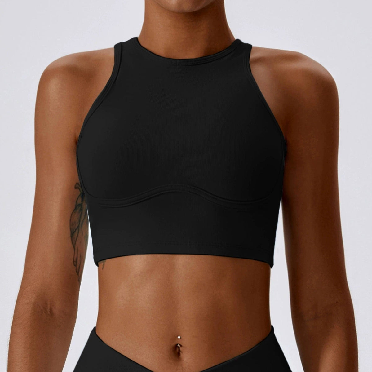 Yoga Thread Hollow - out Tight with Chest Pad Sports Vest - SHOWLU FASHION STORE