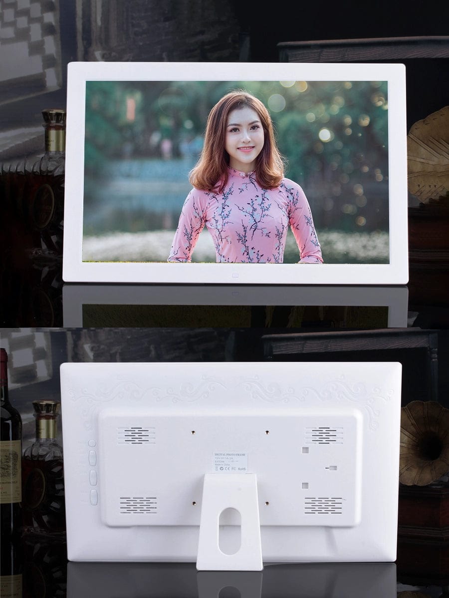 Yunzhixing Digital Photo Frame HD Narrow Edge Ultra - Thin Electronic Photo Album Picture Frame Video Supermarket Advertising Machine Horizontal and Vertical Wall Hanging - SHOWLU FASHION STORE