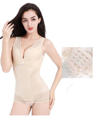 ZYSK Women Full Body Shapewear High Waist Body Shaping Underwear Waist Trainer Underbust Bodysuit Slimming Seamless Shapewear - SHOWLU FASHION STORE