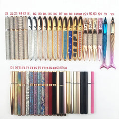 2023 new design black clear waterproof eyeline pencilr glue pen cosmetics oem colorful adhesive eyeliner - SHOWLU FASHION STORE