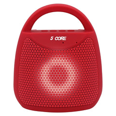4" Portable Bluetooth Speaker Outdoor Wireless Mini 40W with Loud Stereo and Booming Bass, USB, FM, 10H Playtime, LED Party Lights, Water Resistant 5 Core - BLUETOOTH 13R - SHOWLU FASHION STORE