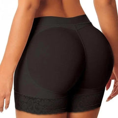 Showlu Fashion Store XL / A80-Black Body Shapers Butt Lifter Faja Plus Size Slimming Tummy Control Lace Decorated Padded Panties For Women