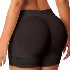 Showlu Fashion Store Body Shapers Butt Lifter Faja Plus Size Slimming Tummy Control Lace Decorated Padded Panties For Women