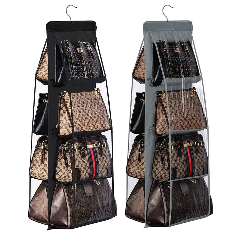 Anel Demosthene General Store 0 For Wardrobe Closet Transparent Storage Bag Hanging Handbag Organizer Door Wall Clear Sundry Shoe Bag with Hanger Pouch