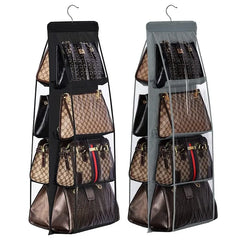 Anel Demosthene General Store 0 For Wardrobe Closet Transparent Storage Bag Hanging Handbag Organizer Door Wall Clear Sundry Shoe Bag with Hanger Pouch