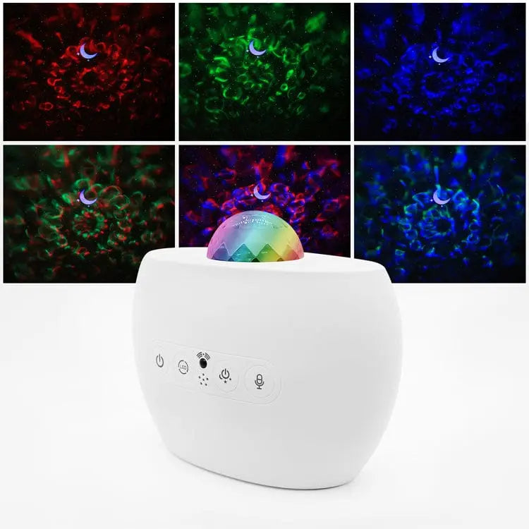 Showlu Fashion Store 7.5W / White / Small High Quality Cheap Price Smart Galaxy Projector Sky Star Starry Light Projector Aurora Starlight Lamp Projector