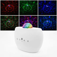 Showlu Fashion Store 7.5W / White / Small High Quality Cheap Price Smart Galaxy Projector Sky Star Starry Light Projector Aurora Starlight Lamp Projector
