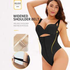 Showlu Fashion Store High Waist Brief Tummy Control Panties Thong Waist Trainer Body Shaper Strap Slimming Tummy Shapewear Panty Thong With Zipper