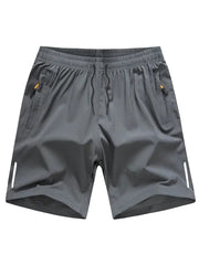 Showlu Fashion Store 0 Summer Men Casual Beach Homme Ice Silk  Cool Comfortable Breathable Stretch Slim Fit Quick Dry Sports Male Shorts Big Size 8XL