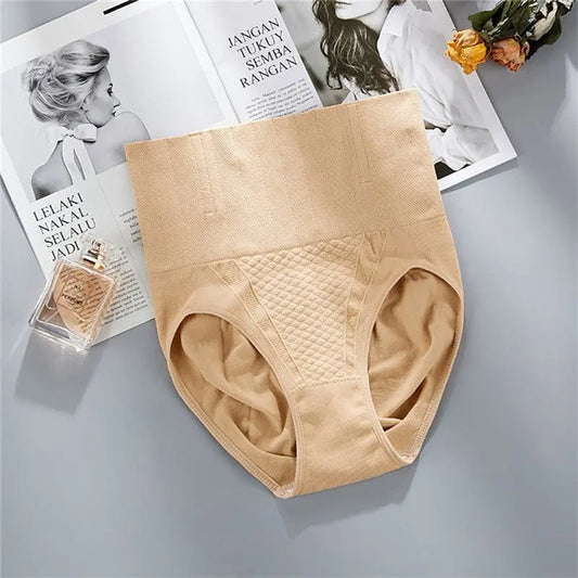 Showlu Fashion Store L / WU2071-Nude Underwear Bragas Fajas Women Shaper Thong Bodyshaper Nude Low High Waist Pant Tummy Tuck Shapewear Panty