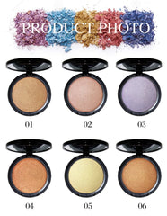 cosmetics makeup sets gold highlighter high lighter makeup private label press bronzer powder - SHOWLU FASHION STORE