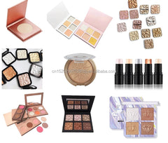 cosmetics makeup sets gold highlighter high lighter makeup private label press bronzer powder - SHOWLU FASHION STORE