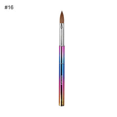 Custom Logo Professional 100% Kolinsky Brush Nail Art Brush Kolinsky Acrylic Nail Brush - SHOWLU FASHION STORE