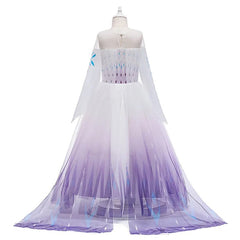 MQATZ Good Quality Elsa Anna 2 Dress Girls Party Dress With Removable cloak Movie characters BX1693 - SHOWLU FASHION STORE