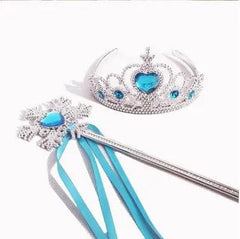 MQATZ Good Quality Elsa Anna 2 Dress Girls Party Dress With Removable cloak Movie characters BX1693 - SHOWLU FASHION STORE