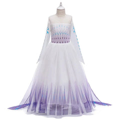 MQATZ Good Quality Elsa Anna 2 Dress Girls Party Dress With Removable cloak Movie characters BX1693 - SHOWLU FASHION STORE