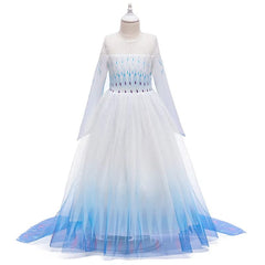 MQATZ Good Quality Elsa Anna 2 Dress Girls Party Dress With Removable cloak Movie characters BX1693 - SHOWLU FASHION STORE