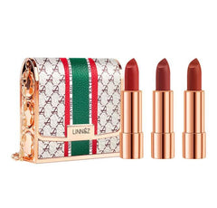 Private labels Glitter Bag Lipstick Matte Moisturizing Velvet lasting Temperature change Lip balm 3pcs in bag Fashion Makeup - SHOWLU FASHION STORE