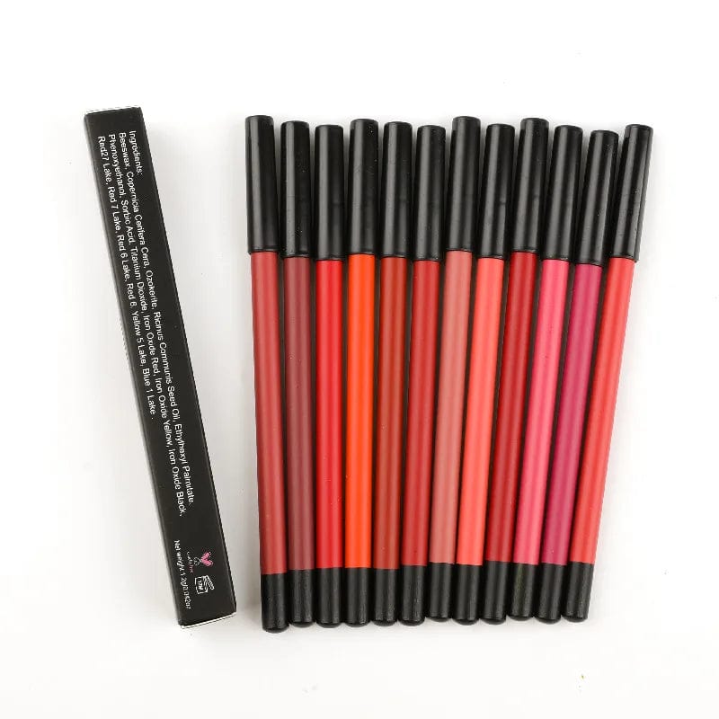 waterproof lip liner creamy matte wholesale lipliner pencil private label nude lip liners - SHOWLU FASHION STORE